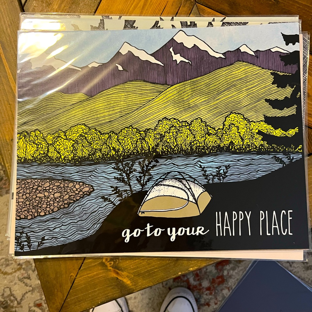 11-14” NWT still in plastic print- go to your happy place